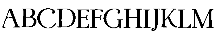 Emin Font UPPERCASE