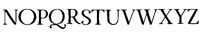 Emin Font UPPERCASE