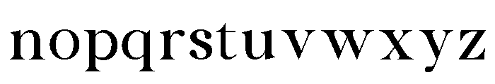 Eminara Regular Font LOWERCASE
