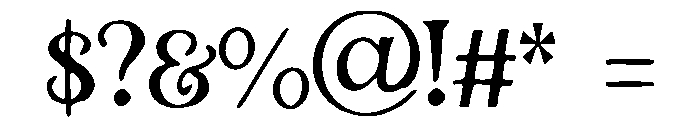 Emmett Font OTHER CHARS