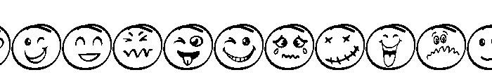 Emoji sticker FONT
