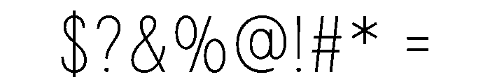 Emoritz-Light Font OTHER CHARS