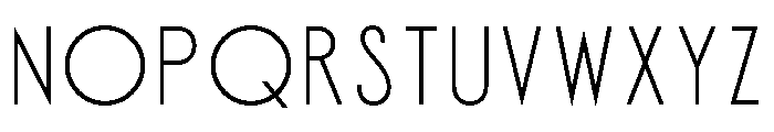 Emoritz-Light Font UPPERCASE