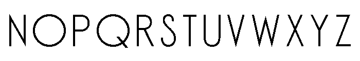 Emoritz-Light Font LOWERCASE