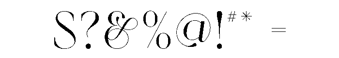 Emotive Type Headline Font OTHER CHARS