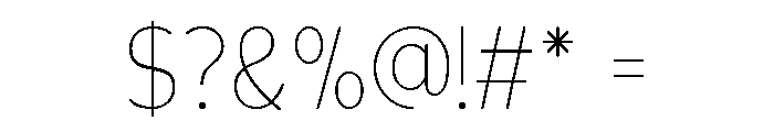 Emsen Regular Font OTHER CHARS
