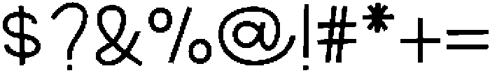 EMBROIDERY Regular otf (400) Font OTHER CHARS