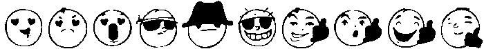 EMOJI Icon One otf (400) Font OTHER CHARS