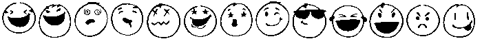 EMOJI Icon One otf (400) Font UPPERCASE