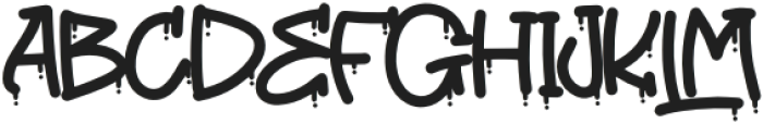 EMOREN Regular otf (400) Font UPPERCASE
