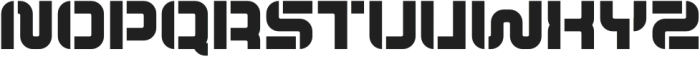 EMOTIQ Stencil Bold otf (700) Font LOWERCASE