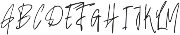 Emague Signature Regular otf (400) Font UPPERCASE