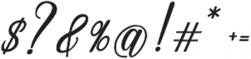 Emainell Script Bold ttf (700) Font OTHER CHARS