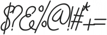 Emalia Italic otf (400) Font OTHER CHARS