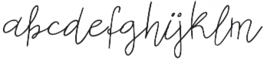 Embarla Firgasto Signature otf (400) Font LOWERCASE