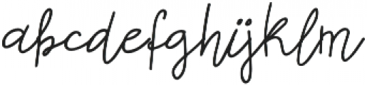Embarla Firgasto Signature otf (700) Font LOWERCASE