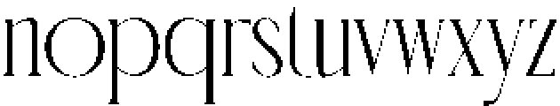 Emblora otf (400) Font LOWERCASE