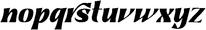 Embrace Kierdy Italic otf (400) Font LOWERCASE