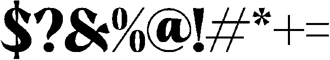 Embrace Kierdy otf (400) Font OTHER CHARS