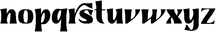 Embrace Kierdy otf (400) Font LOWERCASE