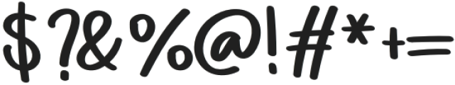 Embrio Regular otf (400) Font OTHER CHARS
