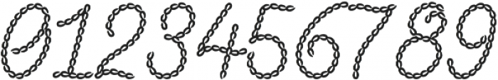 Embroidery Chain Cursive otf (400) Font OTHER CHARS