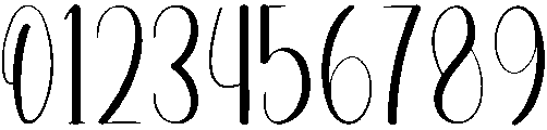 Embroidery Regular otf (400) Font OTHER CHARS