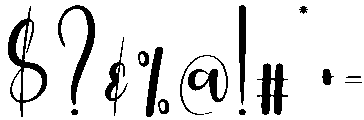 Embroidery Regular otf (400) Font OTHER CHARS