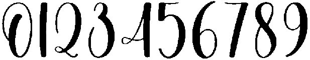 Embroidery Regular otf (400) Font OTHER CHARS