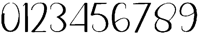 Embroidery Regular otf (400) Font OTHER CHARS