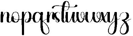 Embroidery Regular otf (400) Font LOWERCASE