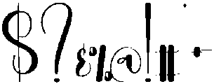 Embroidery Regular otf (400) Font OTHER CHARS