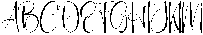 Embroidery Regular otf (400) Font UPPERCASE
