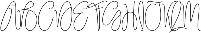 Embroidery Signature Regular otf (400) Font UPPERCASE