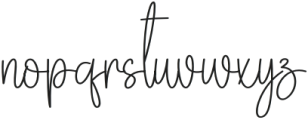 Embroidery Signature Regular otf (400) Font LOWERCASE