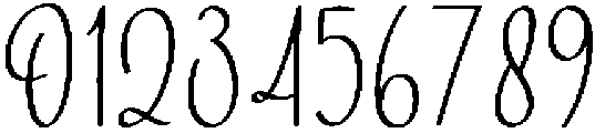 Embroidery Winter Regular otf (400) Font OTHER CHARS