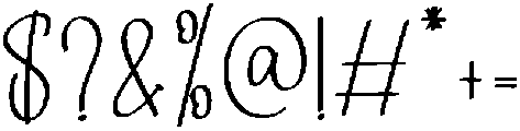 Embroidery Winter Regular otf (400) Font OTHER CHARS