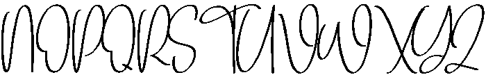 Embroidery Winter Regular otf (400) Font UPPERCASE