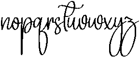 Embroidery Winter Regular otf (400) Font LOWERCASE