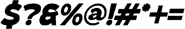 Emchosy Italic otf (400) Font OTHER CHARS