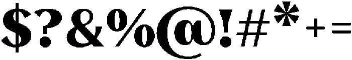 Emerald Charm Heavy otf (800) Font OTHER CHARS