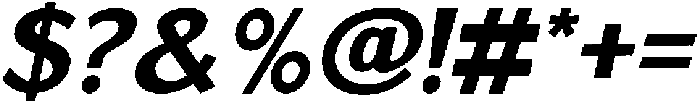 Emerald Crown Bold Italic otf (700) Font OTHER CHARS