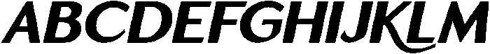 Emerald Crown Bold Italic otf (700) Font UPPERCASE