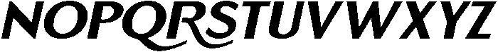 Emerald Crown Bold Italic otf (700) Font UPPERCASE