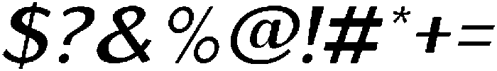 Emerald Crown Light Italic otf (300) Font OTHER CHARS
