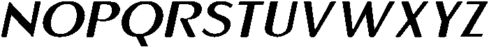 Emerald Crown Light Italic otf (300) Font LOWERCASE