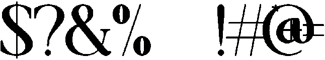 Emerald otf (400) Font OTHER CHARS