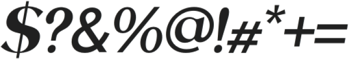 Emerland Italic otf (400) Font OTHER CHARS