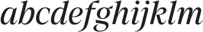 Emilio Regular Italic otf (400) Font LOWERCASE