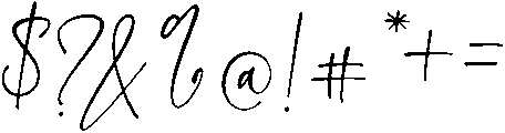 Emillia otf (400) Font OTHER CHARS